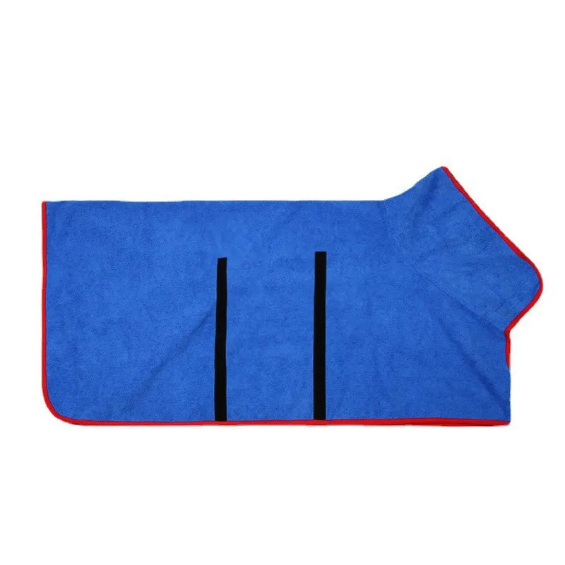 Pawdle Cozy Drying Robe — Fast-Dry Microfibre Pet Bathrobe