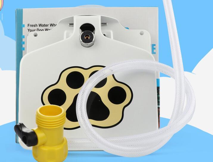Pawdle StepSip — Outdoor Paw-Activated Dog Water Fountain