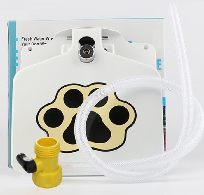 Pawdle StepSip — Outdoor Paw-Activated Dog Water Fountain