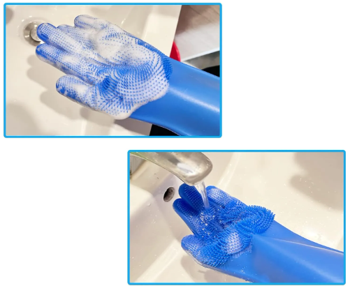 Pawdle ShedPaws — Five-Finger Pet Grooming & De-Shedding Gloves