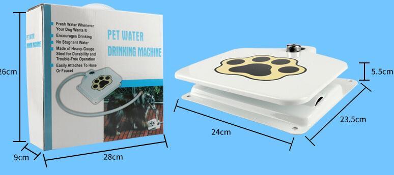 Pawdle StepSip — Outdoor Paw-Activated Dog Water Fountain