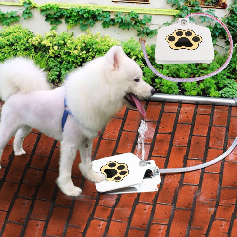 Pawdle StepSip — Outdoor Paw-Activated Dog Water Fountain